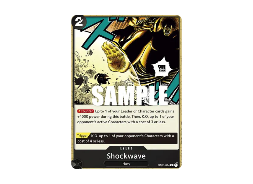 Shockwave C [ST06-014] [EN] (Start Deck "Absolute Justice")