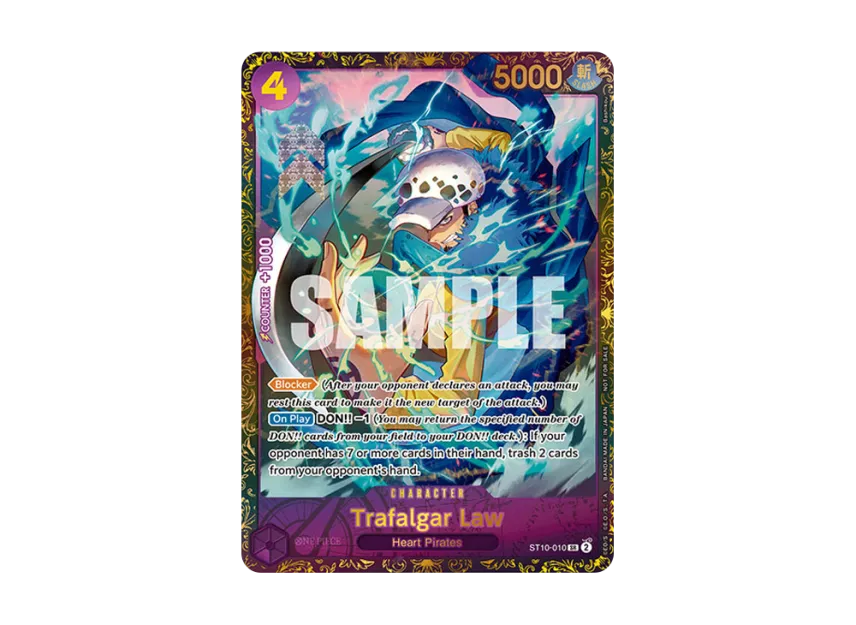 Trafalgar Law SR [ST10-010] [EN] (Promotional Card "2024 March-May Online Regional Event")