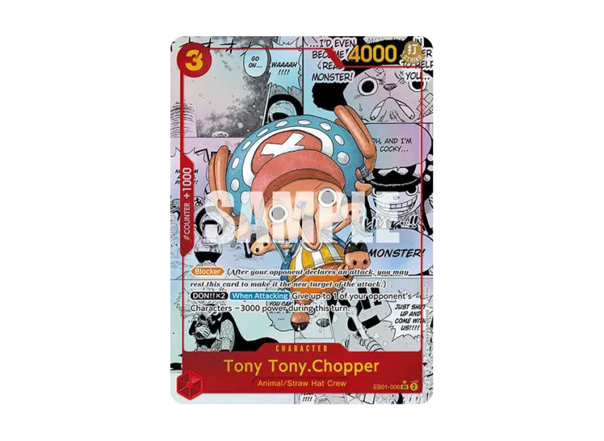 Tony Tony.Chopper SR-SP : Comic Parallel [EB01-006] [EN] (Extra Booster "Memorial Collection")