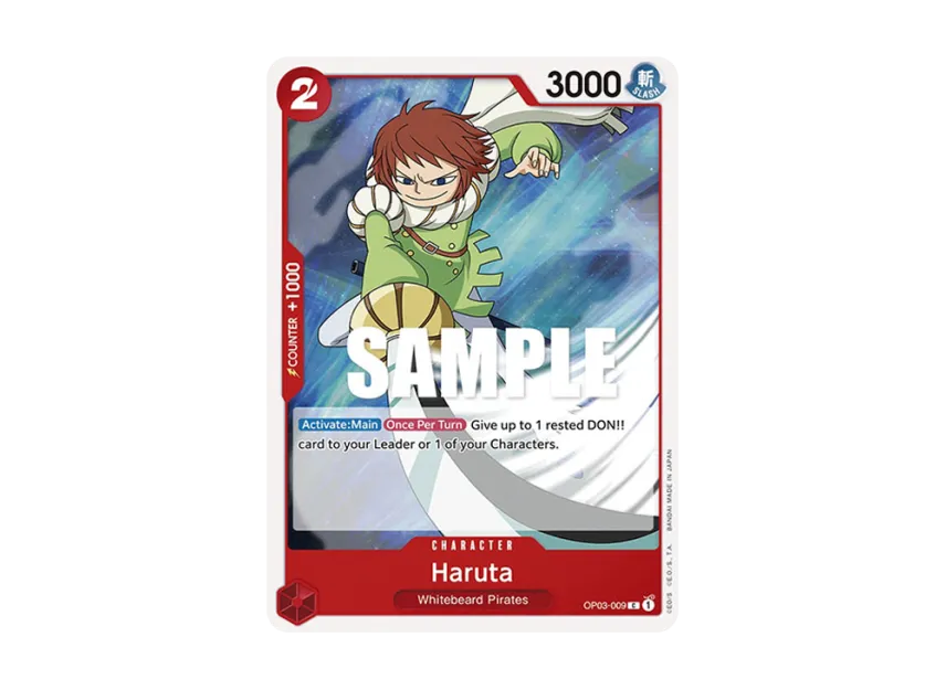 Haruta C [OP03-009] [EN] (Booster Pack "Pillars Of Strength")
