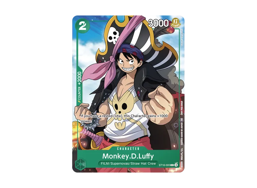 Monkey.D.Luffy C [ST16-005] [EN] (Promotional Card "Welcome Pack Vol.2")