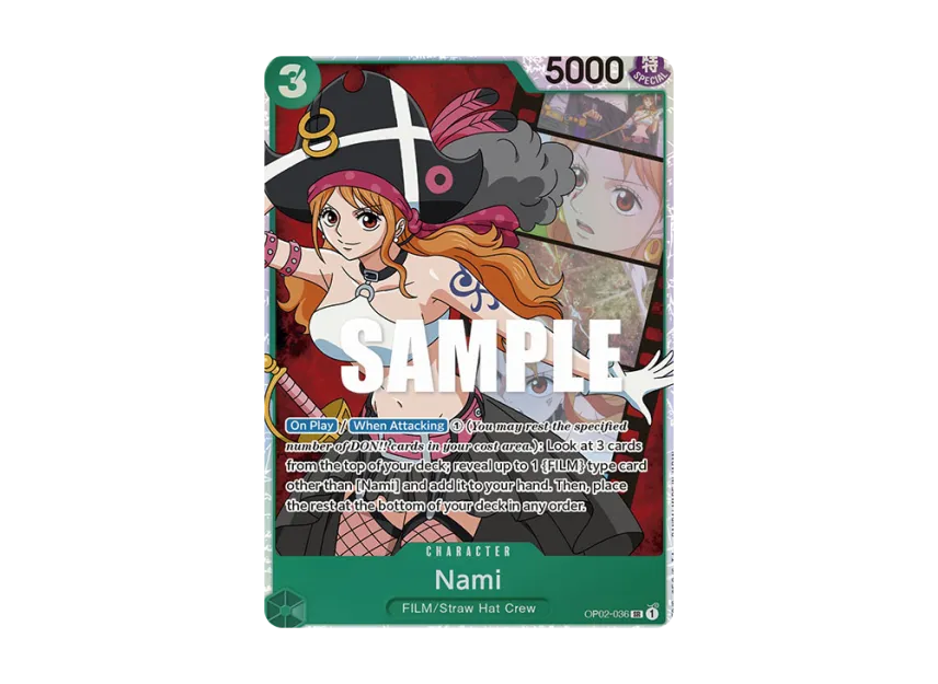 Nami SR [OP02-036] [EN] (Booster Pack "Paramount War")