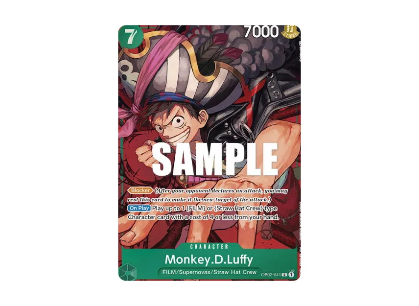 Monkey.D.Luffy R-P [OP02-041] [EN] (Booster Pack "Paramount War")