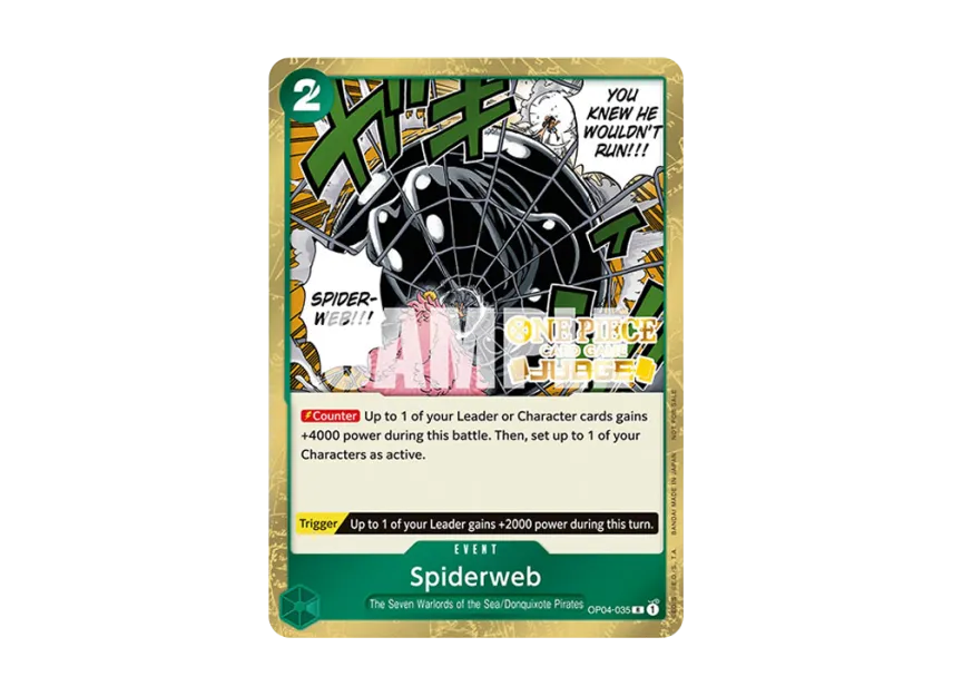Spiderweb R [OP04-035] [EN] (Promotional Card "Judge Pack Vol.3")