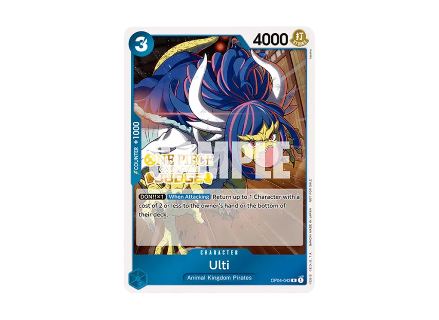 Ulti R [OP04-043] [EN] (Promotional Card "Judge Pack Vol.3")