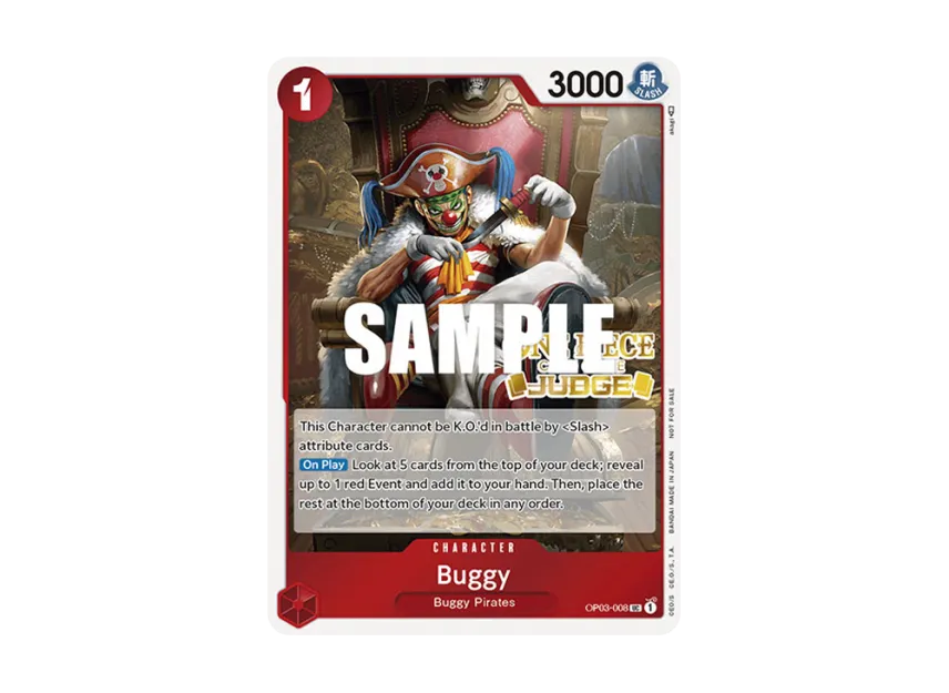 Buggy UC [OP03-008] [EN] (Promotional Card "Judge Pack Vol.2")