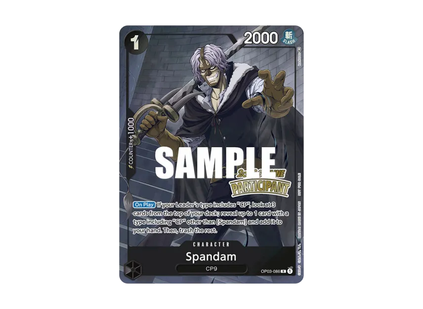 Spandam R [OP03-086] [EN] (Promotional Card "Offline Regional Participation Pack Vol.2")