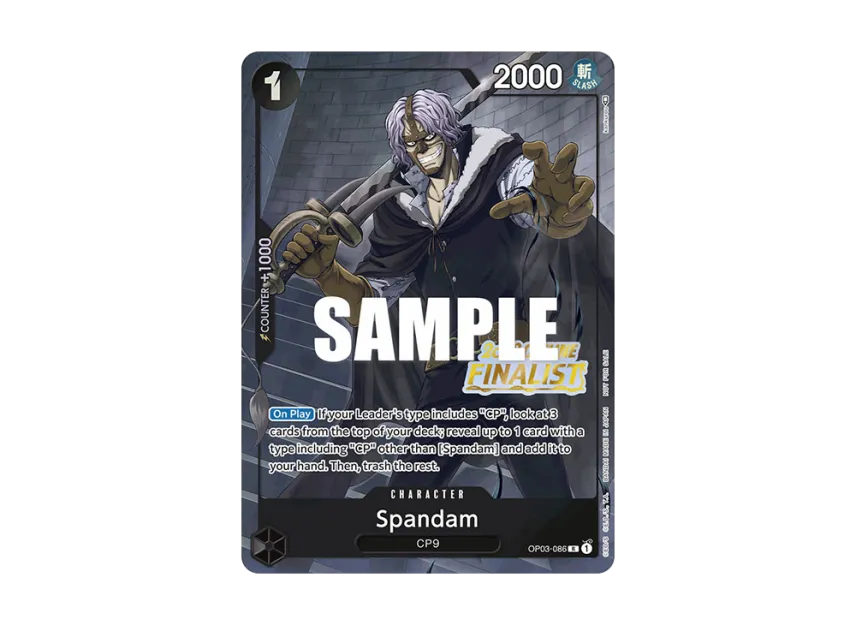 Spandam R [OP03-086] [EN] (Promotional Card "Offline Regional 2023 Finalist Card Set Vol. 2")