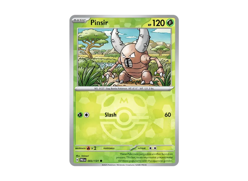 Pinsir C : Master Ball Holo [PRE 003/131] [EN] (Scarlet & Violet "Prismatic Evolutions")