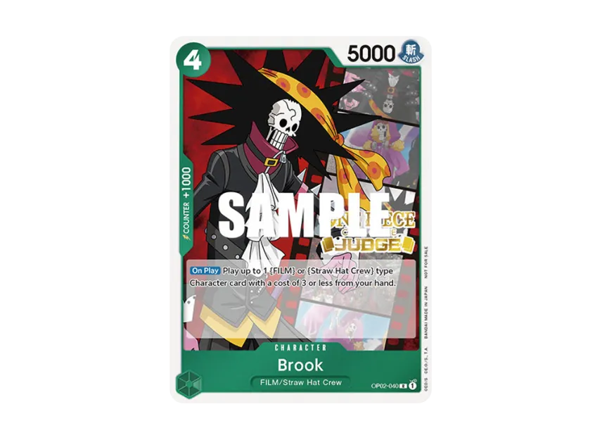 Brook R [OP02-040] [EN] (Promotional Card "Judge Pack Vol.2")