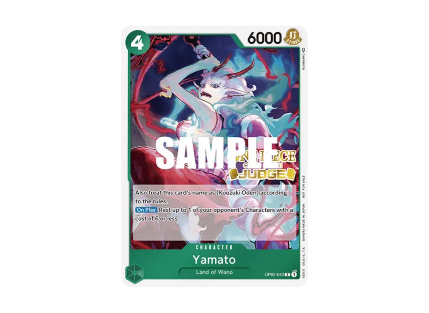 Yamato R [OP02-042] [EN] (Promotional Card "Judge Pack Vol. 1")