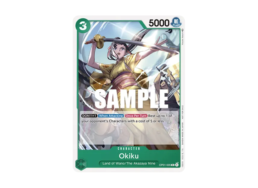 Okiku R [OP01-035] [EN] (Promotional Card "Tournament Pack Vol.4")