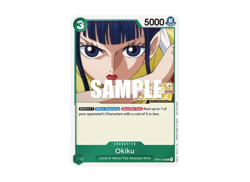 Okiku R [OP01-035] [EN] (Promotional Card "Judge Pack Vol. 1")