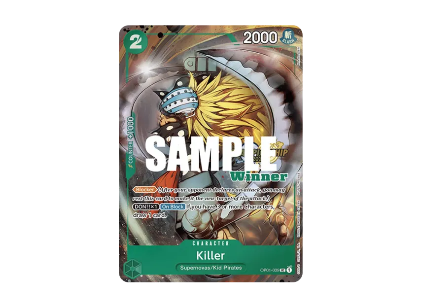Killer UC [OP01-039] [EN] (Promotional Card "Championship 2023 Top Players Pack[Winner]")