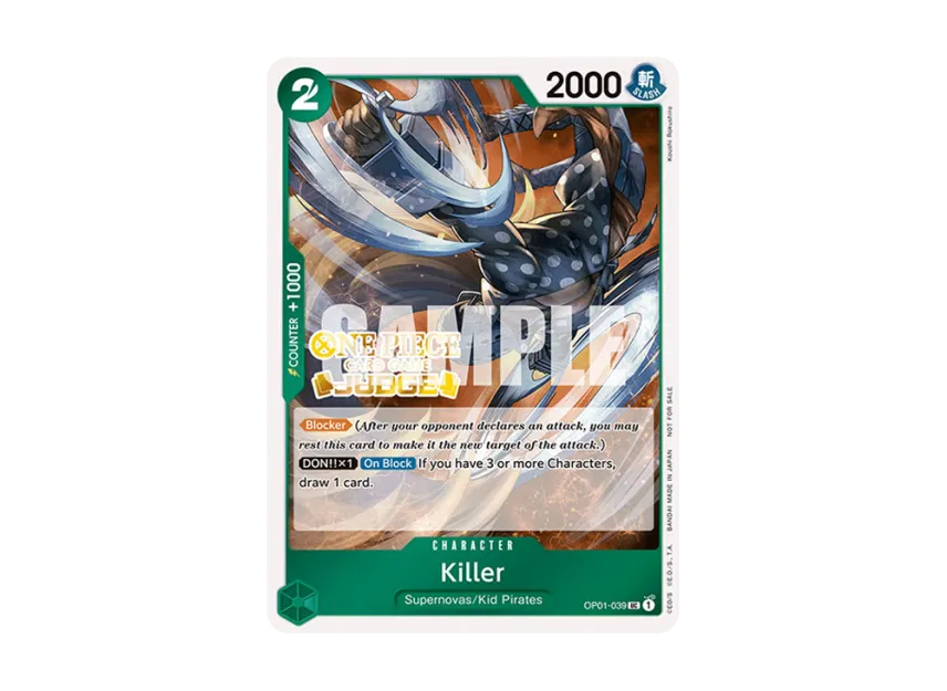 Killer UC [OP01-039] [EN] (Promotional Card "Judge Pack Vol.3")