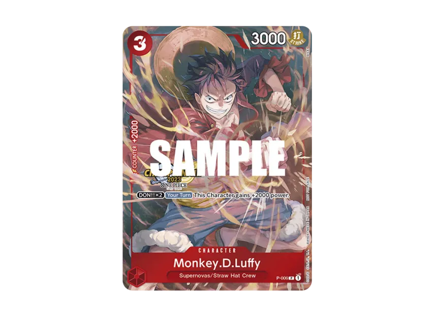 Monkey.D.Luffy P [P-006] [EN] (Promotional Card "Championship 2023 Celebration Pack")
