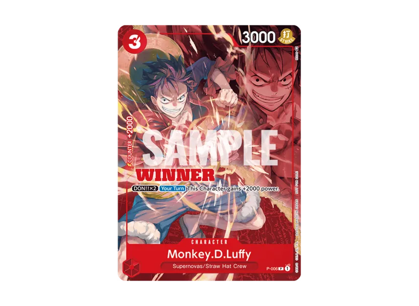 Monkey.D.Luffy P [P-006] [EN] (Promotional Card "Tournament Pack Vol.1 -Winner-")
