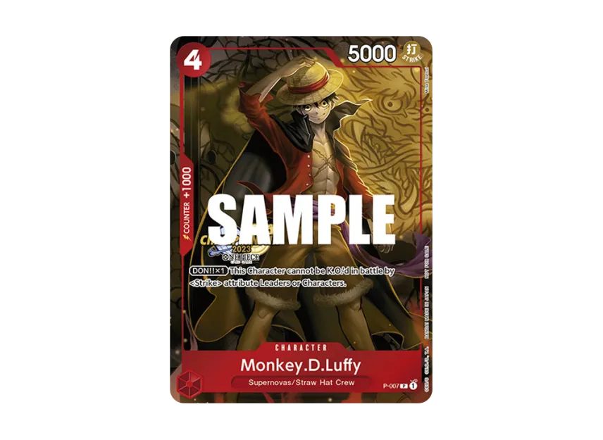 Monkey.D.Luffy P [P-007] [EN] (Promotional Card "Championship 2023 Celebration Pack")