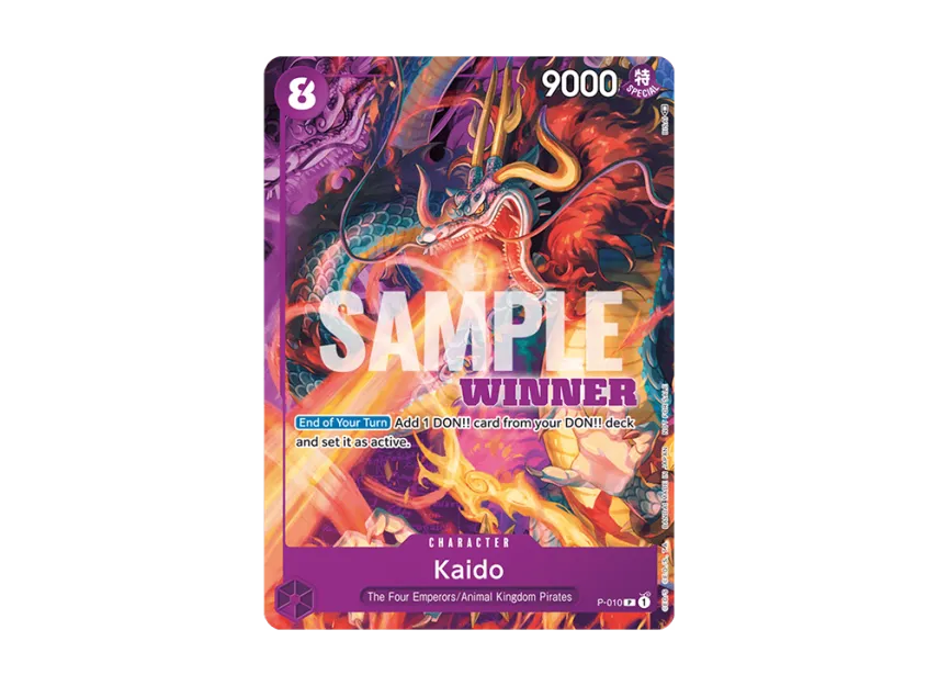 Kaido P [P-010] [EN] (Promotional Card "Tournament Pack Vol.1 -Winner-")