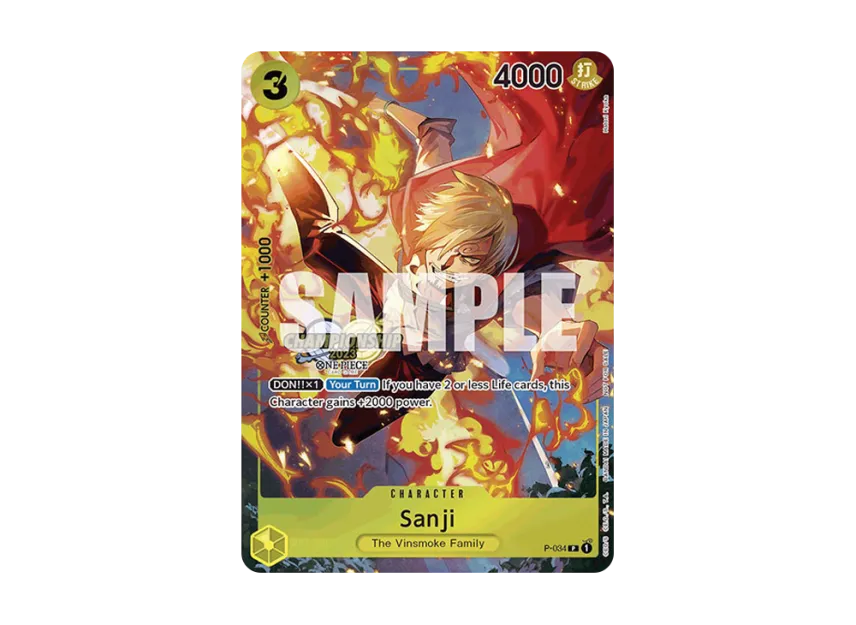 Sanji P [P-034] [EN] (Promotional Card "Championship 2023 Event Pack Finalist Ver.")