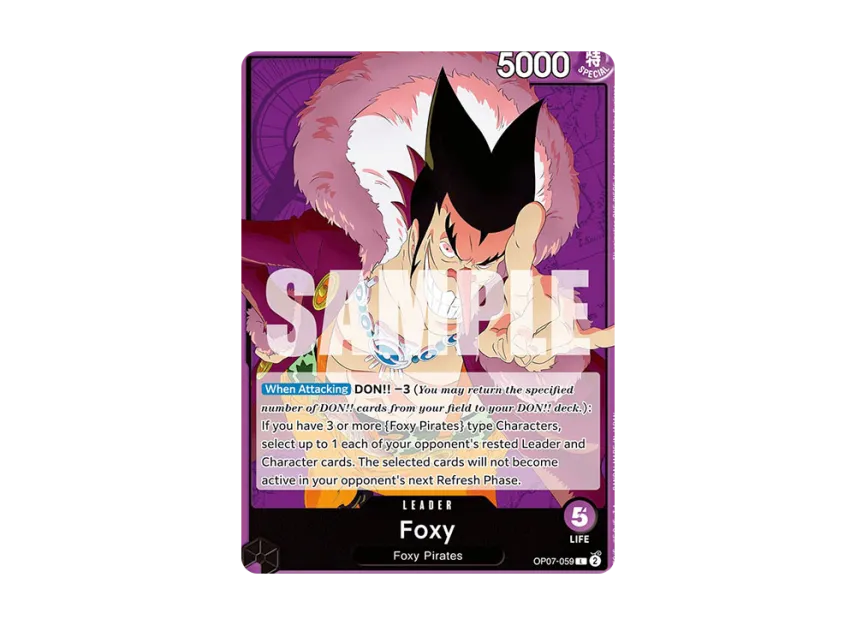 Foxy L [OP07-059] [EN] (Booster Pack "500 Years In The Future")