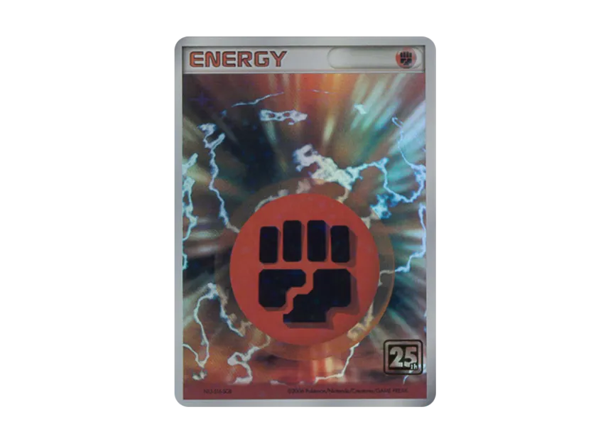 Basic Fighting Energy (Holon) :25th Holo(Pokemon Card 25th "Creatures Deck") [EN]