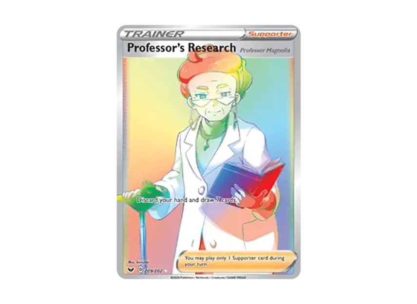 Professor's Research (Professor Magnolia) RR [202-SWORD-SHIELD 209/202] (Sword & Shield)