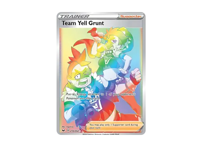 Team Yell Grunt RR [202-SWORD-SHIELD 210/202] (Sword & Shield)