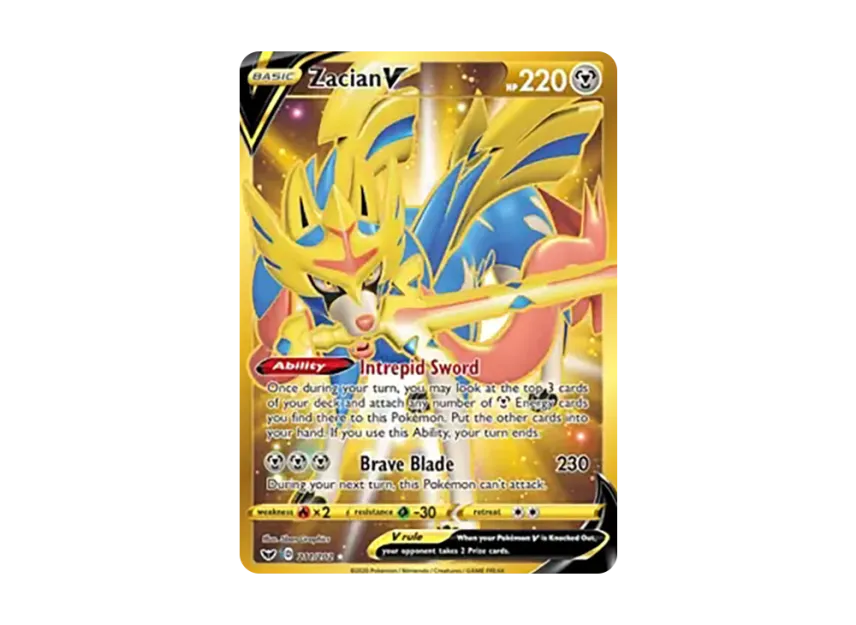 Zacian V HR [202-SWORD-SHIELD 211/202] (Sword & Shield)