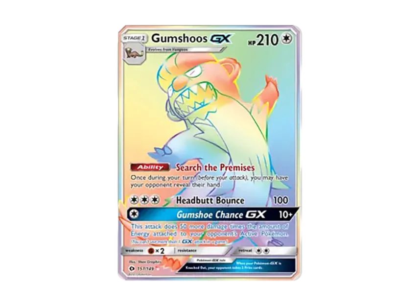 Gumshoos GX RR [149-SUN-MOON 157/149] (Sun & Moon)