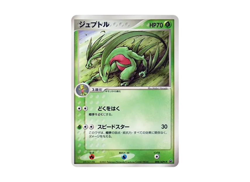 Grovyle P [ADV-P 008] (Promotional Cards "Shogakukan School Year Magazine Bonus Card")
