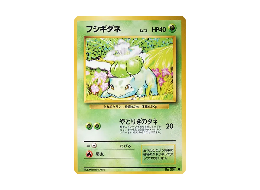 Bulbasaur : Old Back [PMCG1 2] (Expansion Pack "Pocket Monster Card Game Resale")