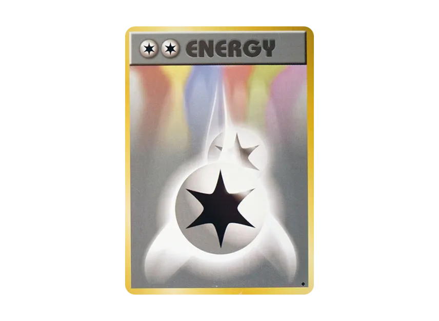 Double Colorless Energy : Old Back [PMCG1 2] (Expansion Pack "Pocket Monster Card Game Resale")
