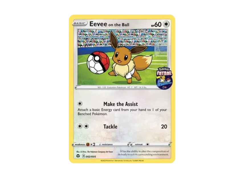 Eevee on the Ball [005-PROMOTIONAL-CARD 002/005] (Promotional Card)