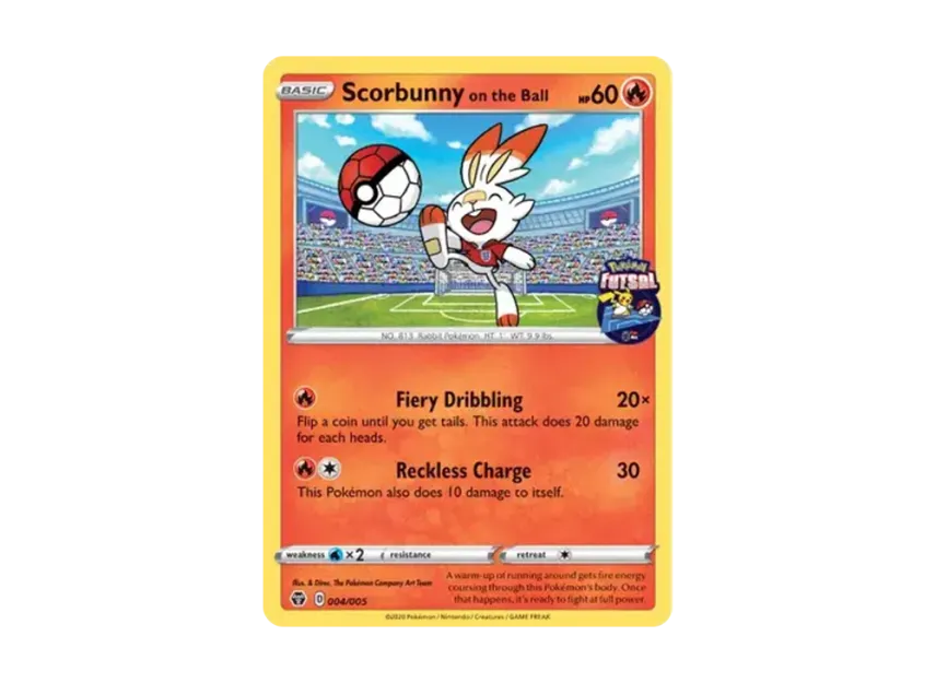 Scorbunny on the Ball [005-PROMOTIONAL-CARD 004/005] (Promotional Card)