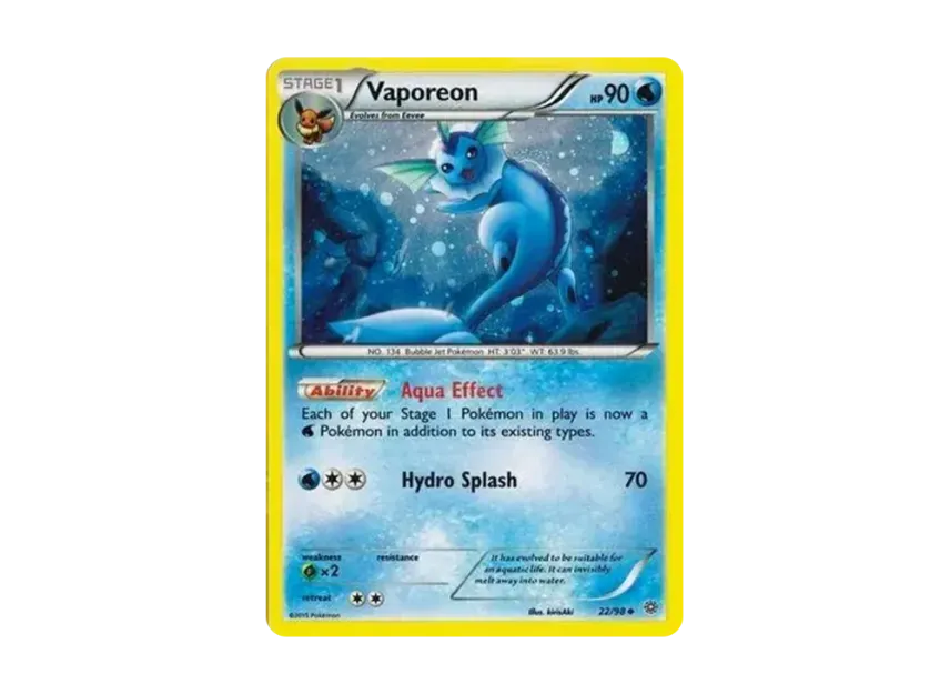 Vaporeon U : Holo [98-PROMOTIONAL-CARD 22/98] (Promotional Card)