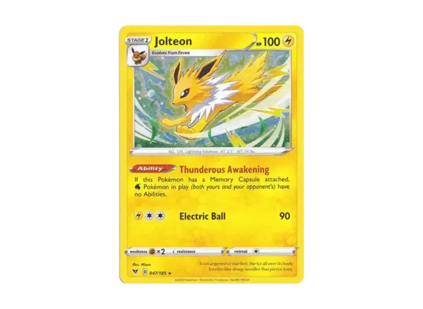 Jolteon R : Holo [185-PROMOTIONAL-CARD 047/185] (Promotional Card)