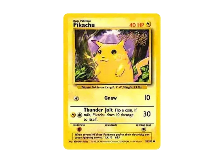 Pikachu C [102-PROMOTIONAL-CARD 58/102] (Promotional Card)