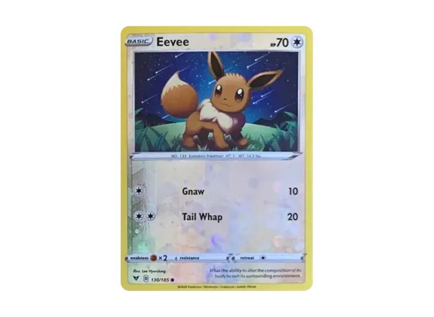 Eevee C : Reverse Holo [185-PROMOTIONAL-CARD 130/185] (Promotional Card)