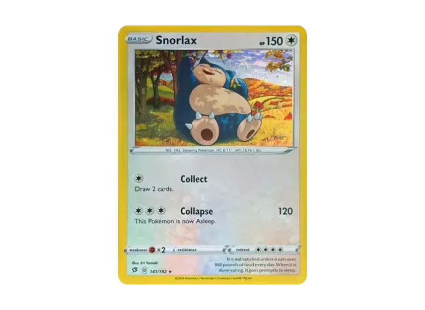 Snorlax R : Holo [192-PROMOTIONAL-CARD 141/192] (Promotional Card)