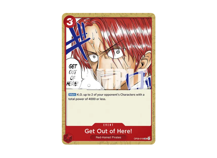 Get Out of Here! UC [OP09-018] [EN] (Booster Pack "Emperors in the New World")