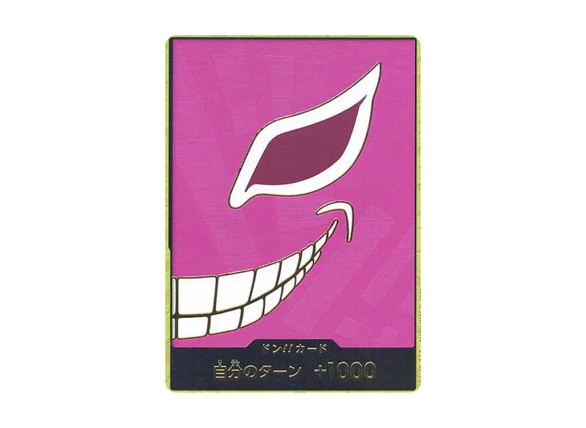 DON!! Card : Donquixote Doflamingo Super Parallel (Premium Booster "One Piece Card The Best") [EN]
