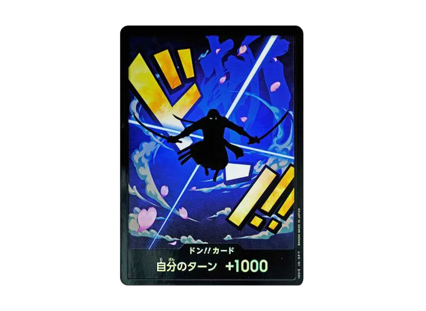 DON!! Card : Roronoa Zoro Parallel (Premium Booster "One Piece Card The Best") [EN]