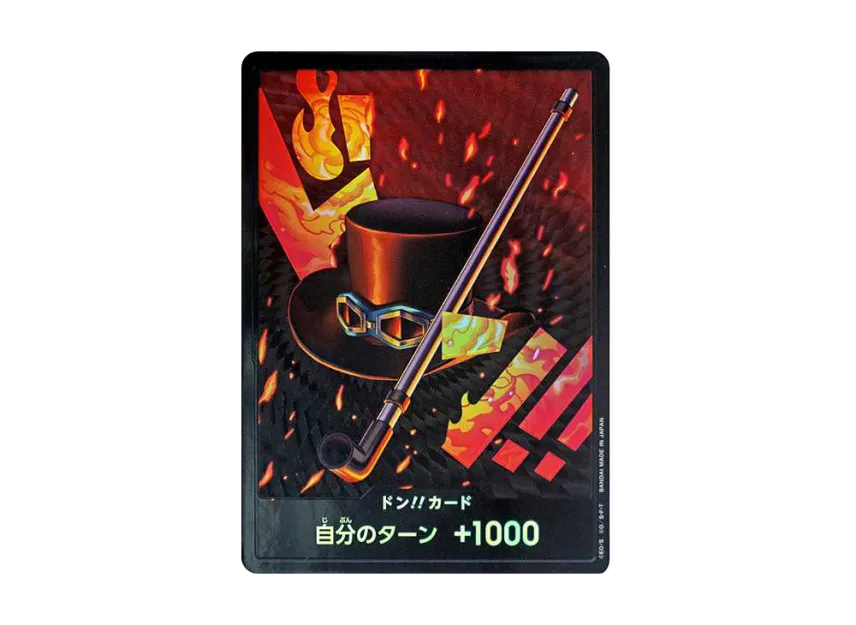 DON!! Card : Sabo Parallel (Premium Booster "One Piece Card The Best") [EN]