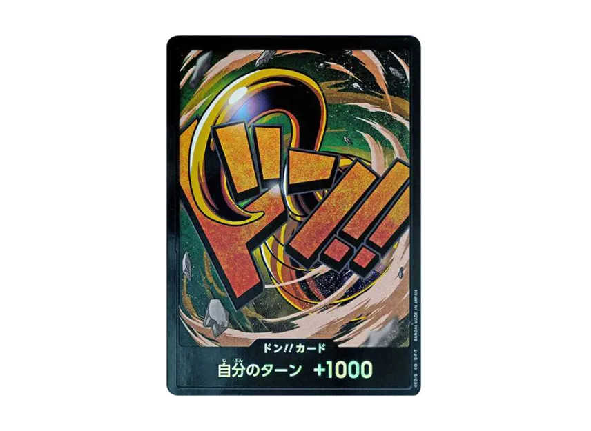 DON!! Card : Crocodile Parallel (Premium Booster "One Piece Card The Best") [EN]