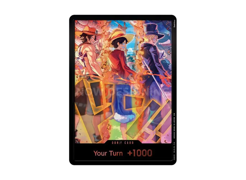 DON!! Card (Ace & Sabo & Luffy) :Unopened set of 10 Cards [EN](ANNIVERSARY SET "English Version 3rd Anniversary Set") [EN]