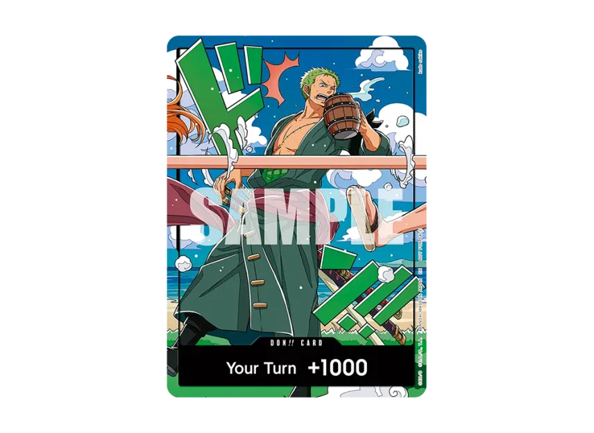 DON!! Card (Zoro) :Participation Prize [EN](Promotional Card "4th Anniversary Event (OP-17 Release Event)") [EN]