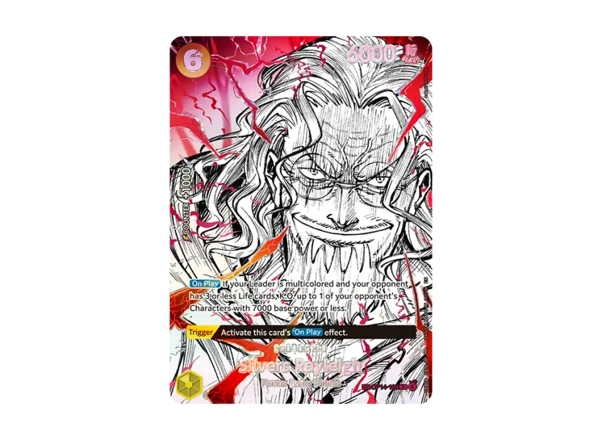 Silvers Rayleigh R-SPC : Conqueror's Haki Special Card [OP14-108] [EN] (Booster Pack "THE WORLD’S STRONGEST WARRIORS")