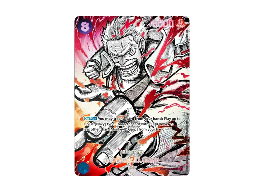 Monkey.D.Garp SR-SPC : Conqueror's Haki Special Card [OP12-056] [EN] (Booster Pack "THE WORLD’S STRONGEST WARRIORS")
