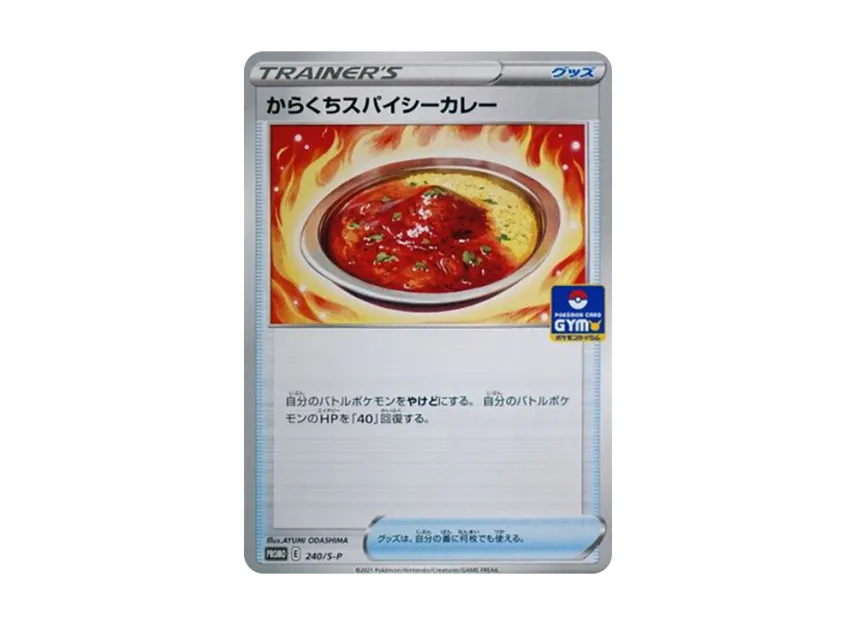 Spicy Seasoned Curry : PROMO [S-P 240] (Pokemon Card Game Sword & Shield Promo Card Pack "8th edition")